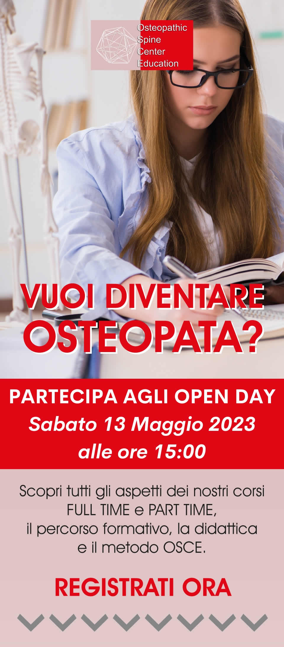 landing page mobile OSCE Open day main
