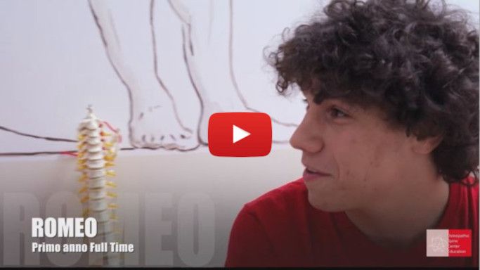 Riccardo, V° anno T1 - Full Time 2021-2022 e Romeo, I° anno T1 - Full Time 2021-2022, si raccontano come si sono avvicinati al mondo dell'Osteopatia