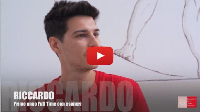 Riccardo, I° anno T1 - con Esoneri 2021-2022, ci racconta le motivazioni per cui si è avvicinato al mondo dell'Osteopatia.